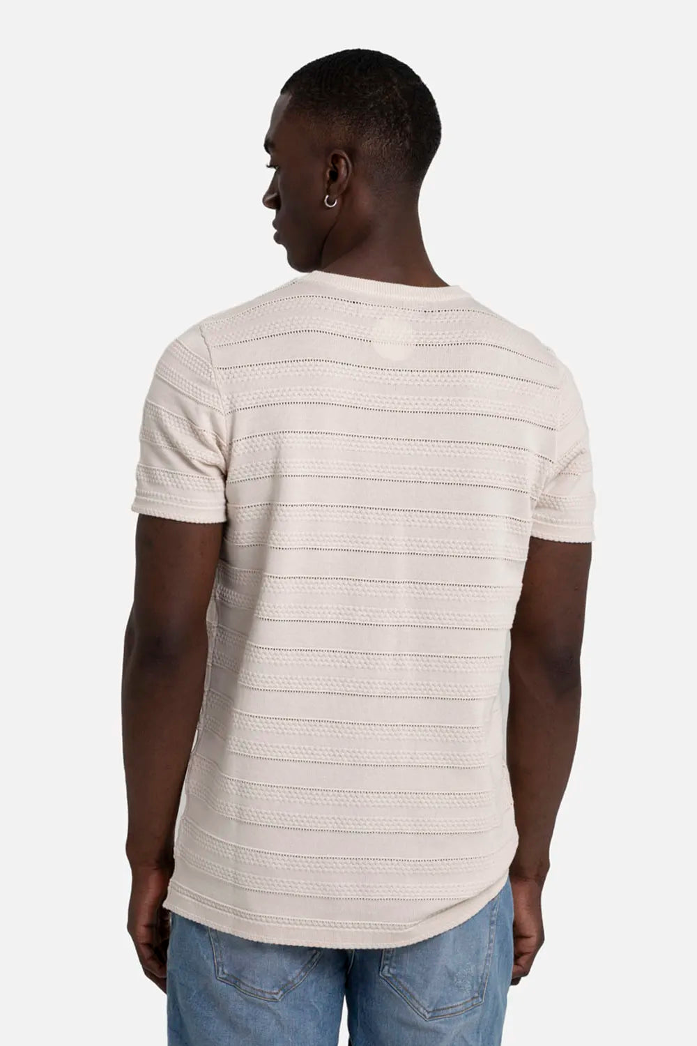 PLAYERA MANGA CORTA COLOR IVORY