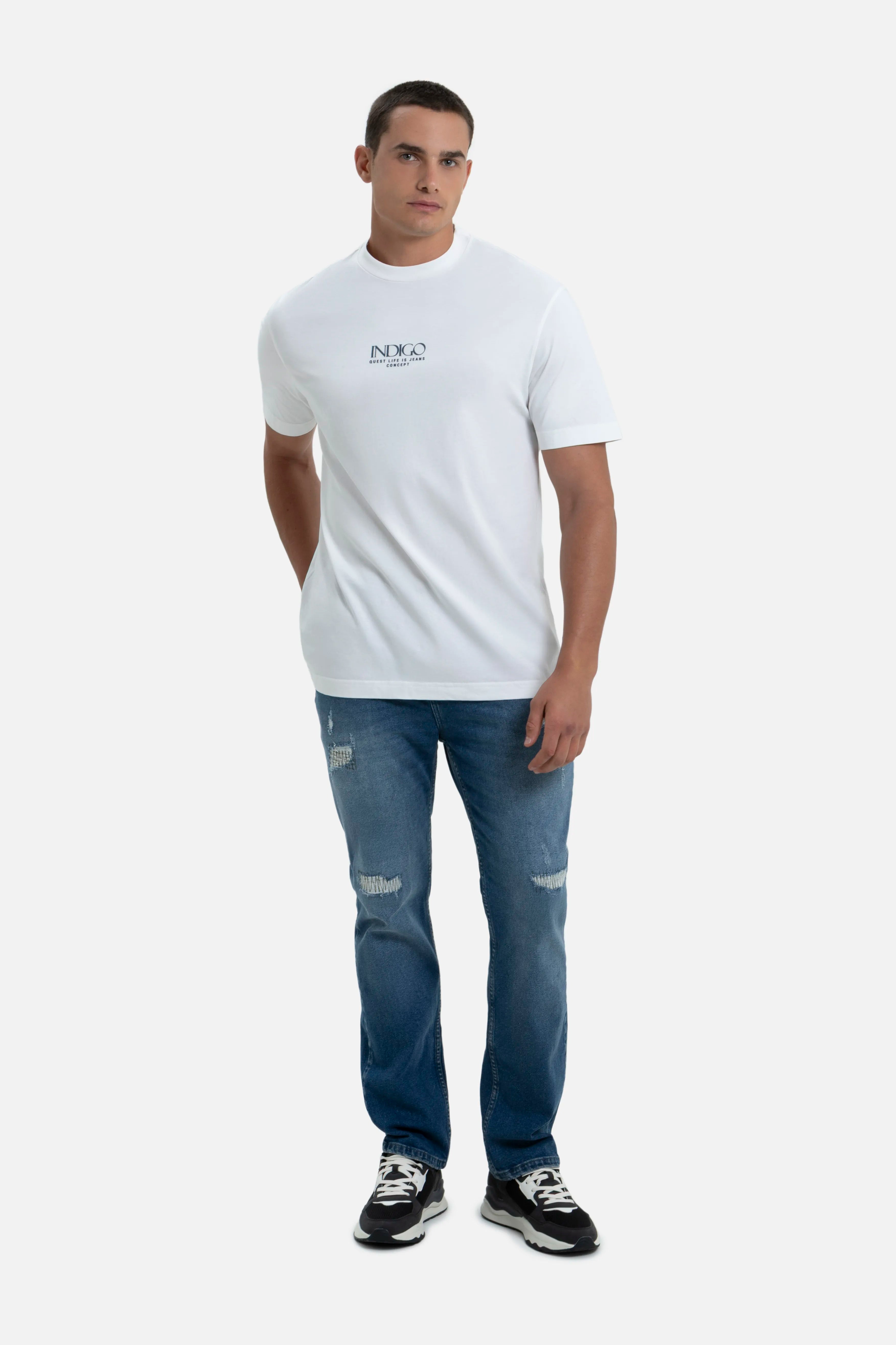 PLAYERA MANGA CORTA COLOR IVORY