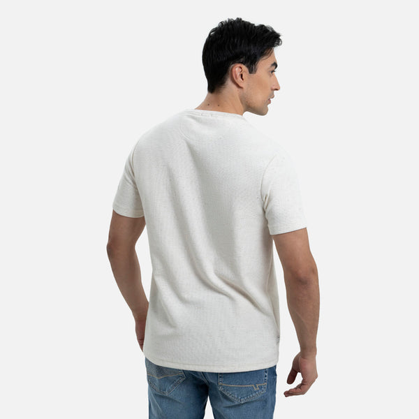 PLAYERA MANGA CORTA COLOR CRUDO - Quest México