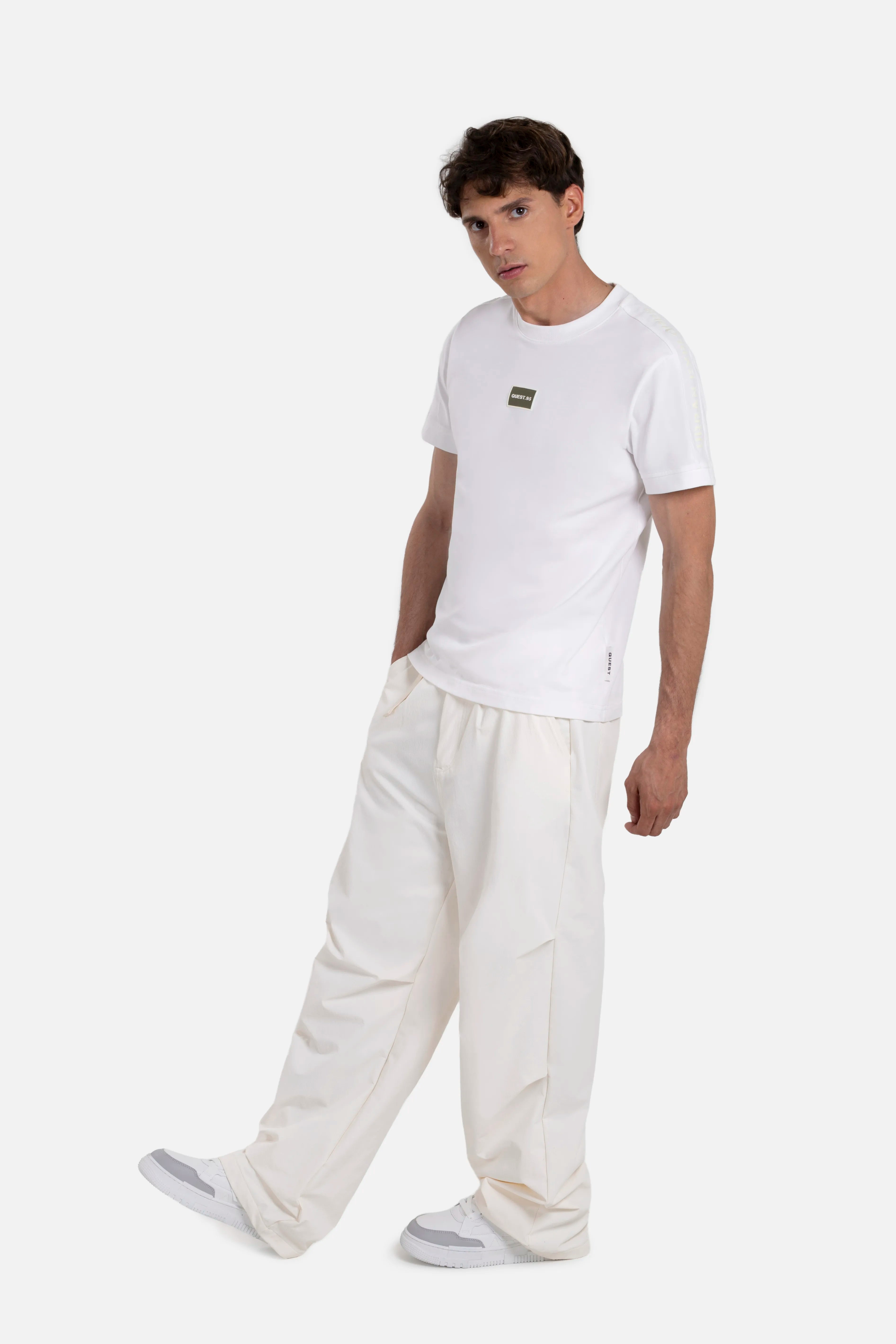 PLAYERA MANGA CORTA COLOR IVORY