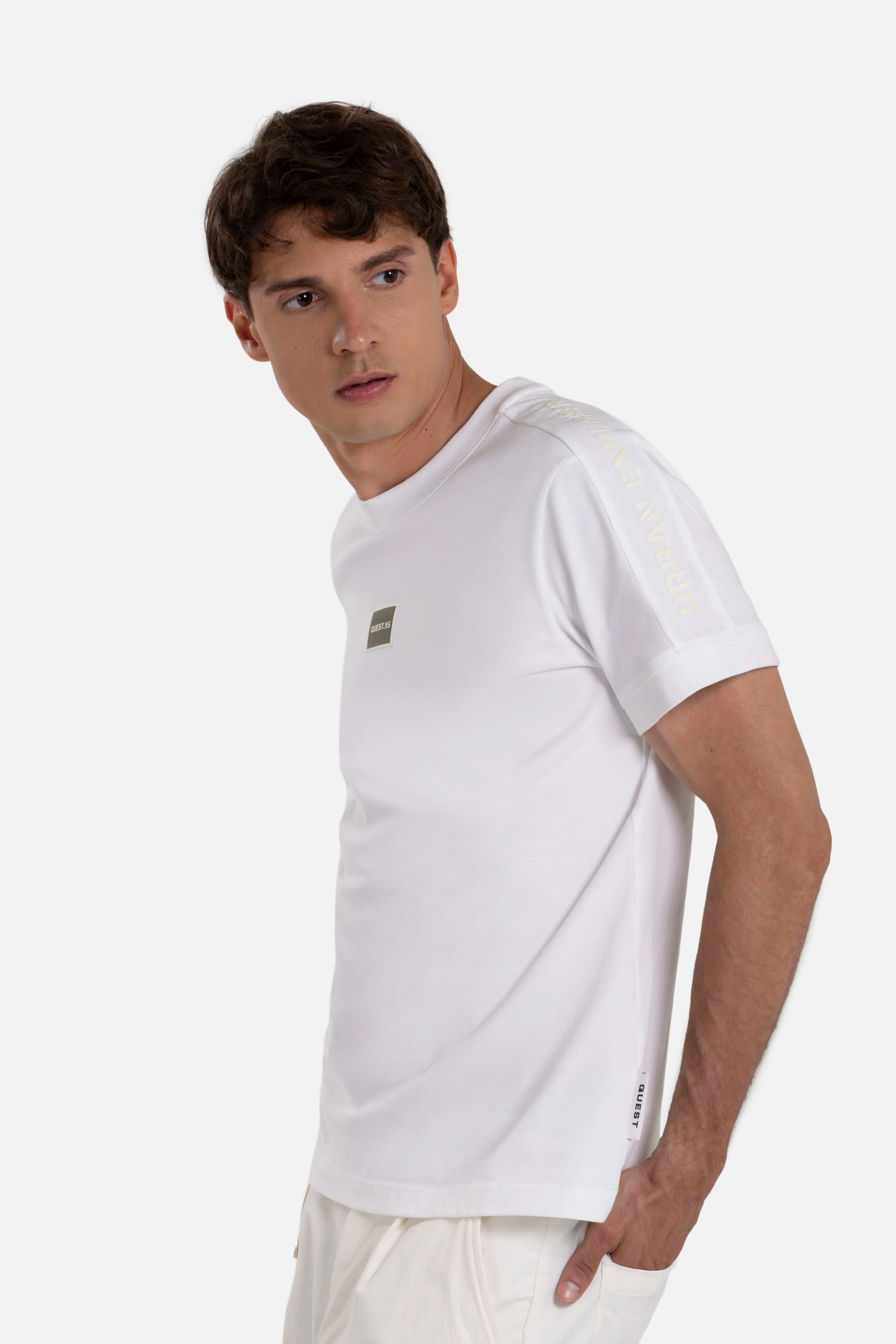PLAYERA MANGA CORTA COLOR IVORY
