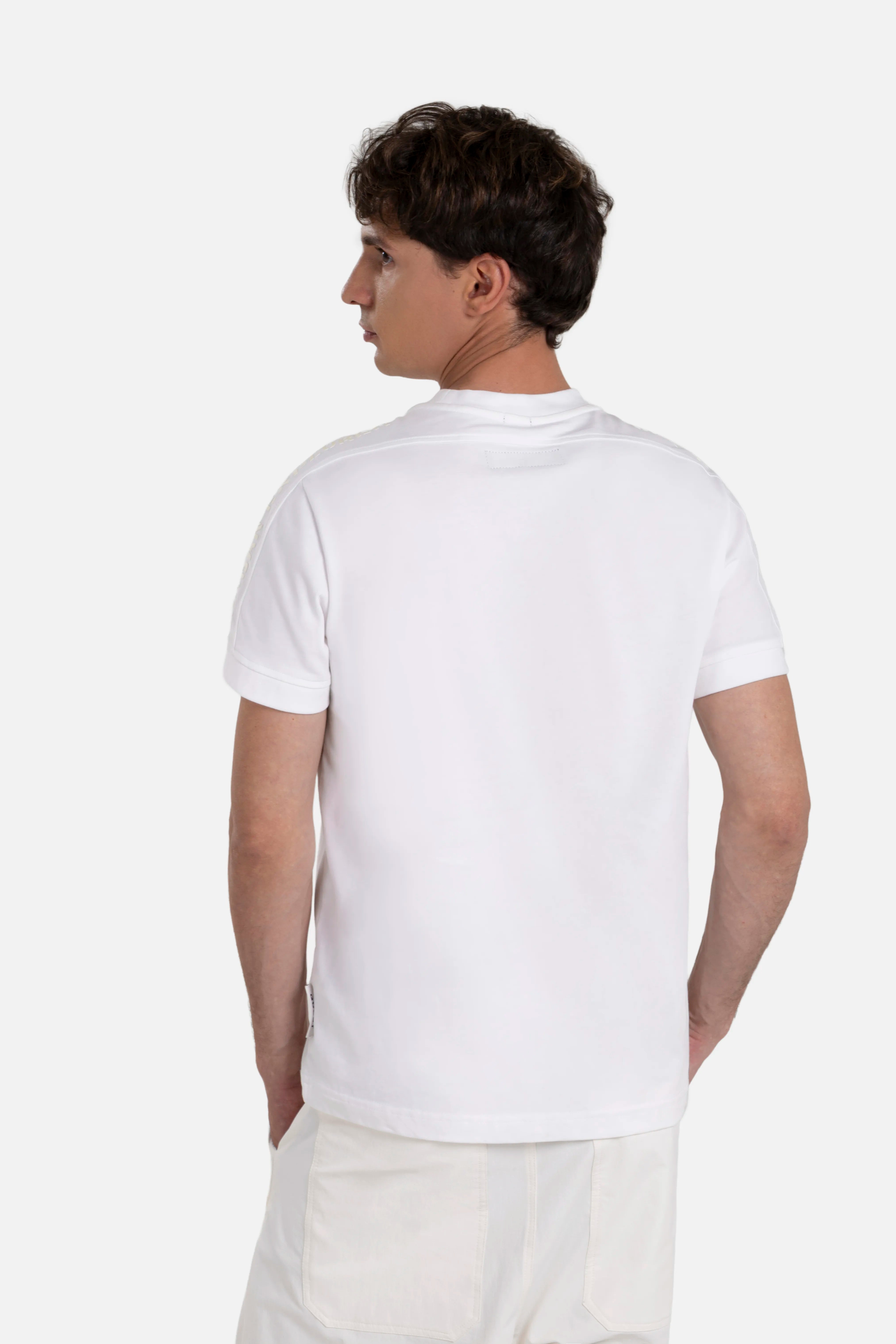 PLAYERA MANGA CORTA COLOR IVORY
