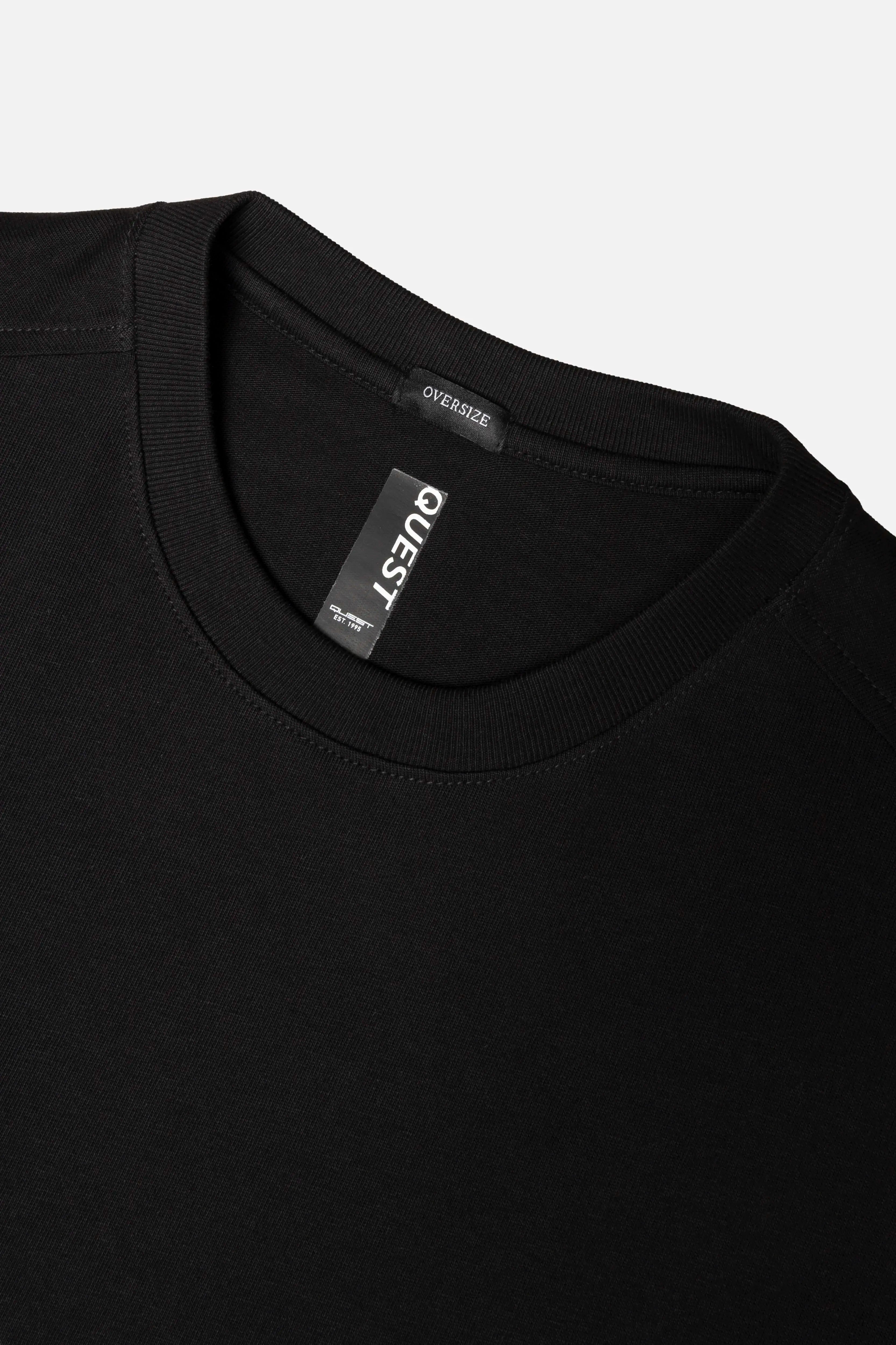 PLAYERA MANGA CORTA COLOR NEGRO
