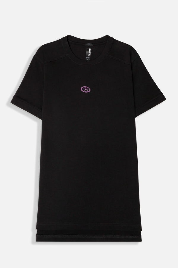 PLAYERA MANGA CORTA COLOR NEGRO
