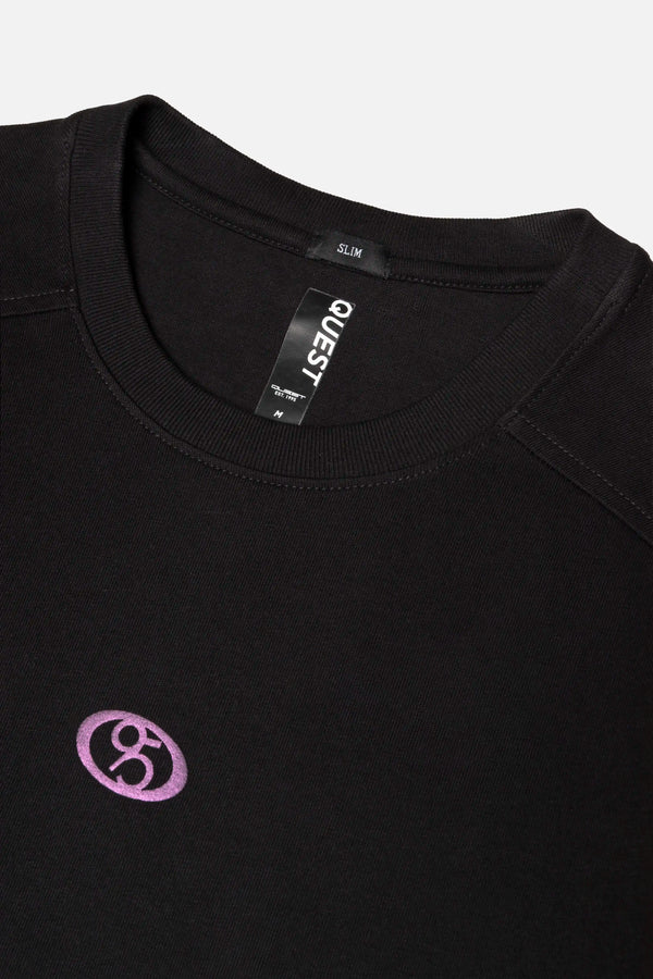PLAYERA MANGA CORTA COLOR NEGRO