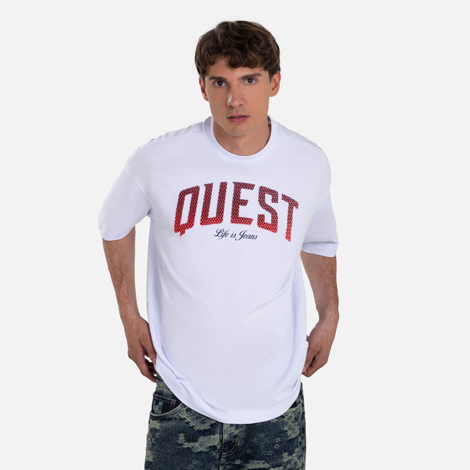 PLAYERA MANGA CORTA COLOR BLANCO OPTICO