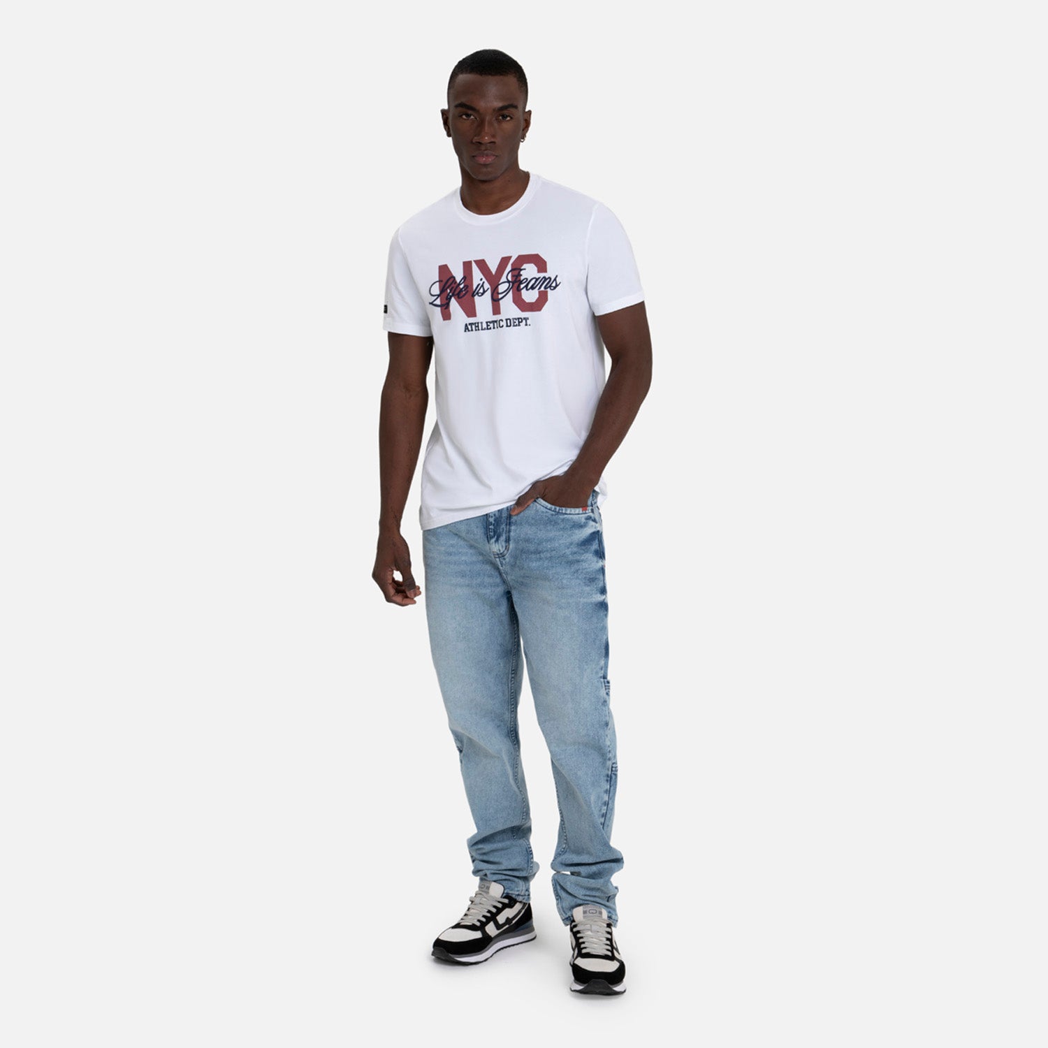 PLAYERA PREMIUM MANGA CORTA COLOR BLANCO OPTICO