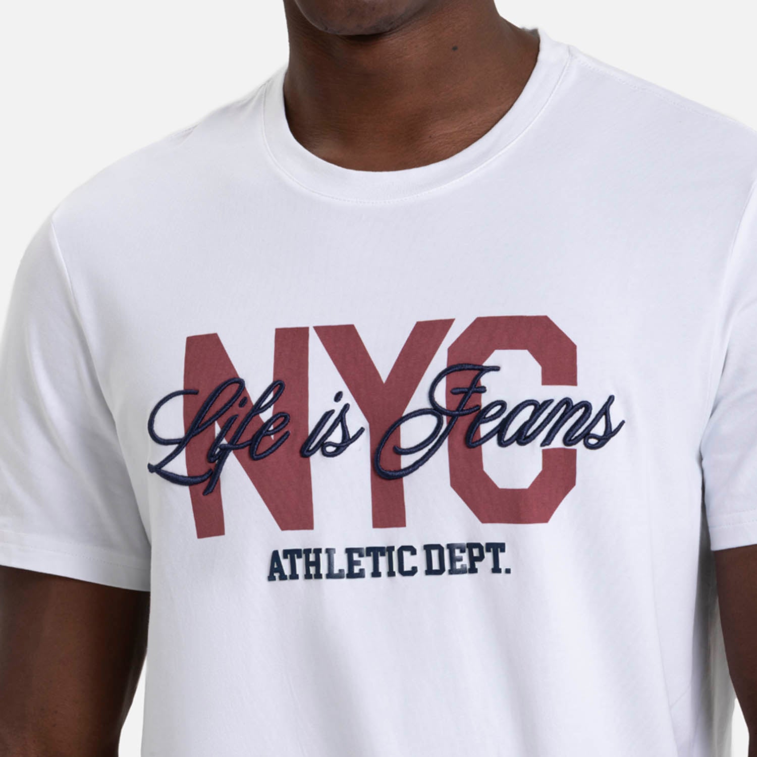 PLAYERA PREMIUM MANGA CORTA COLOR BLANCO OPTICO