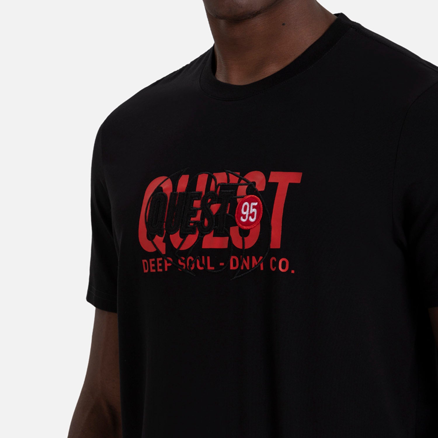 PLAYERA PREMIUM MANGA CORTA COLOR NEGRO