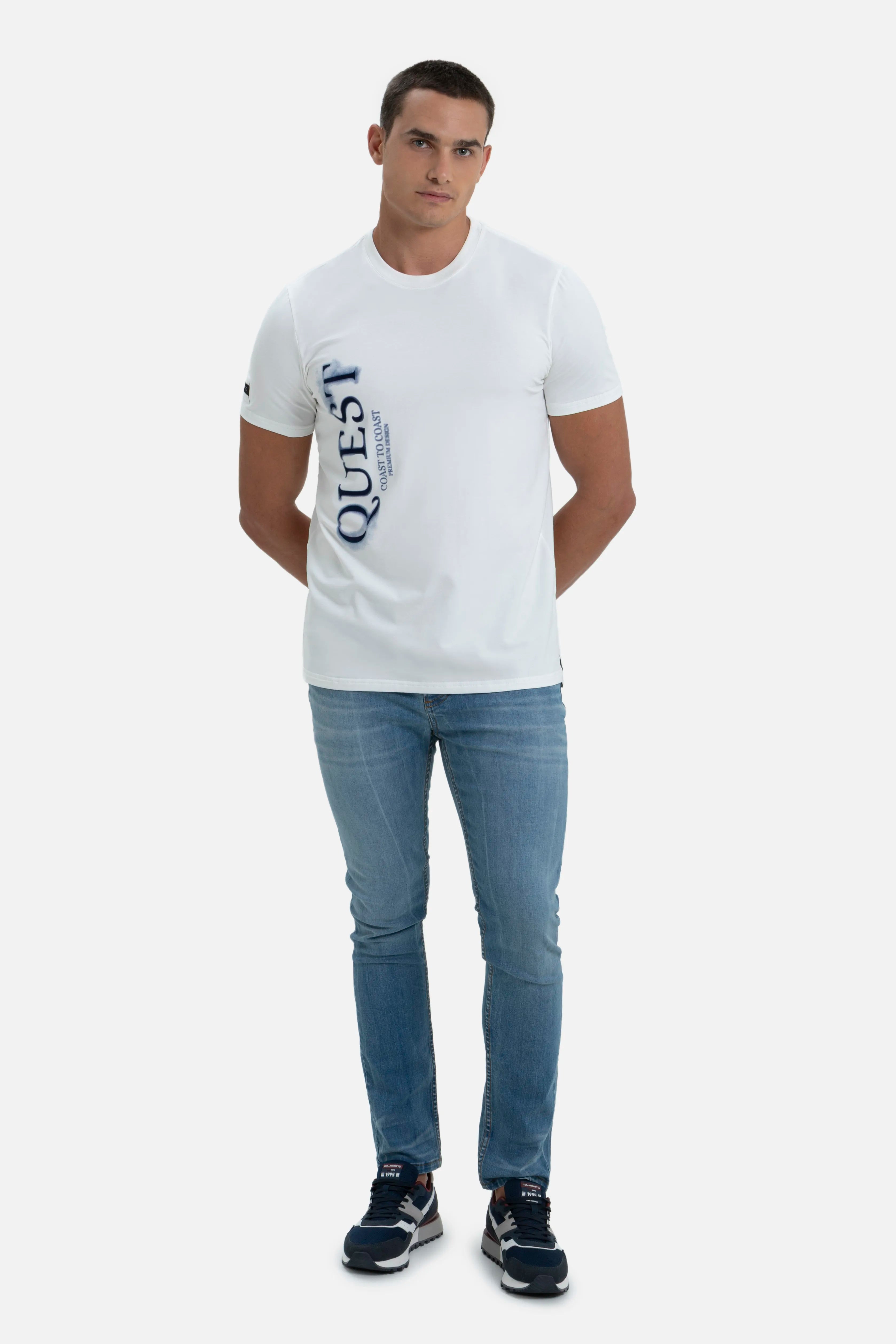 PLAYERA PREMIUM MANGA CORTA COLOR IVORY