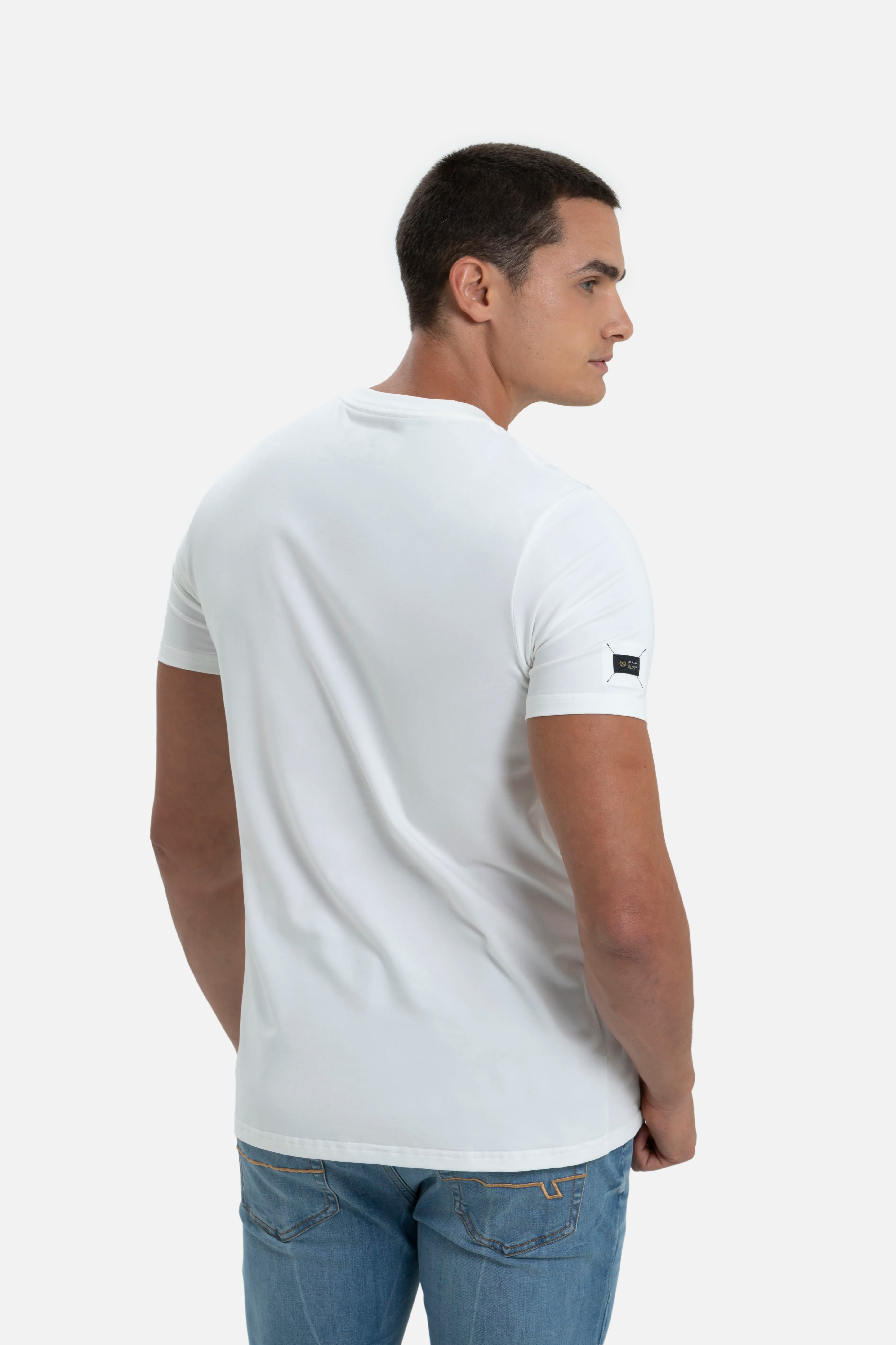 PLAYERA PREMIUM MANGA CORTA COLOR IVORY