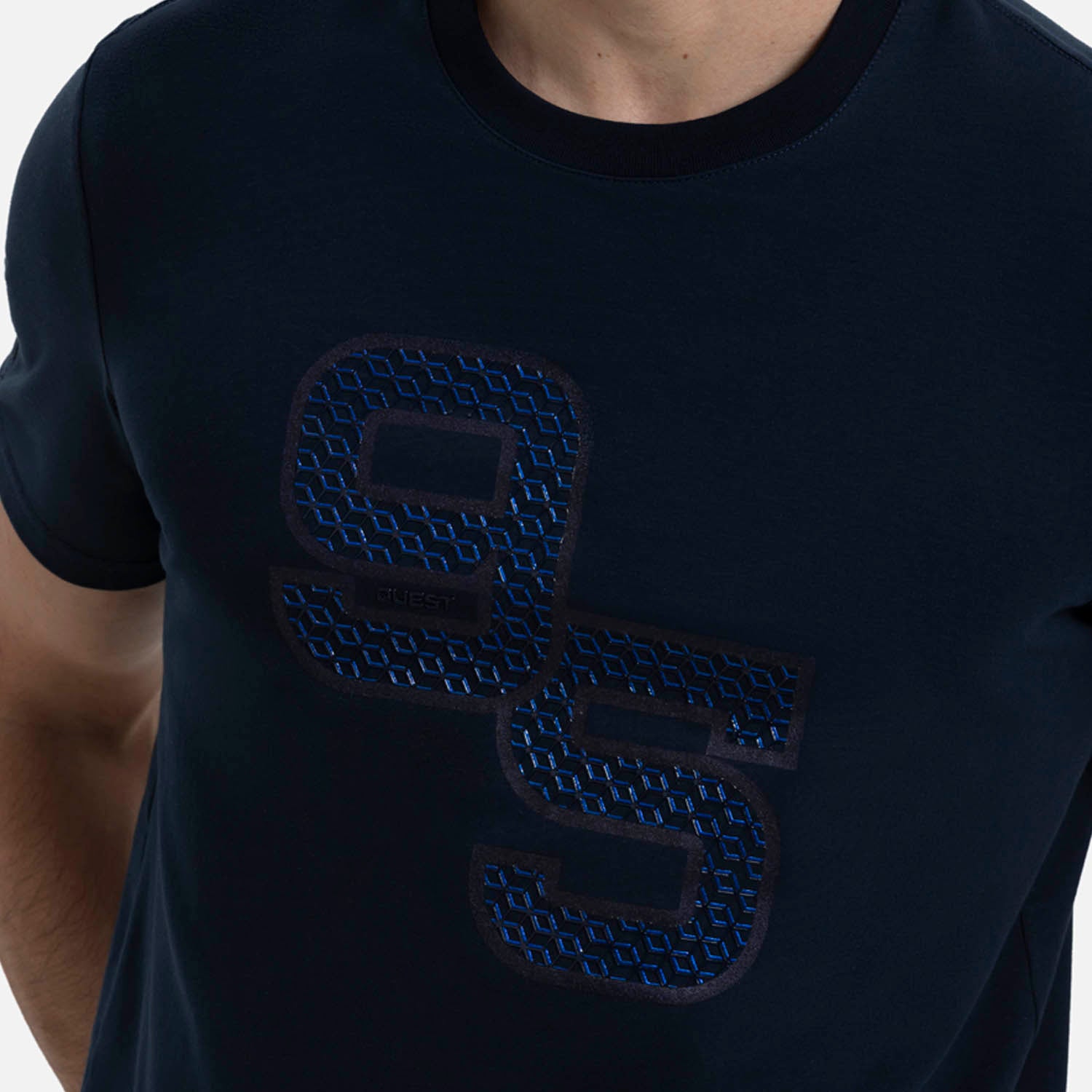 PLAYERA PREMIUM MANGA CORTA COLOR AZUL OSCURO