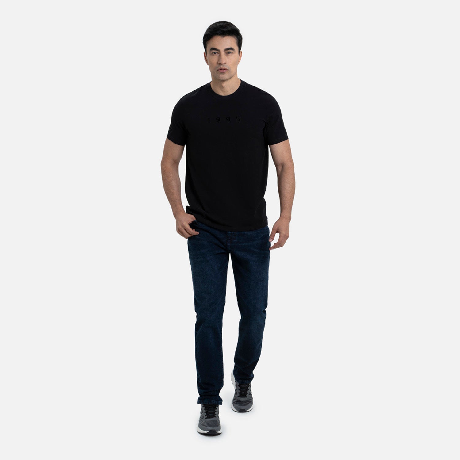 PLAYERA PREMIUM MANGA CORTA COLOR NEGRO