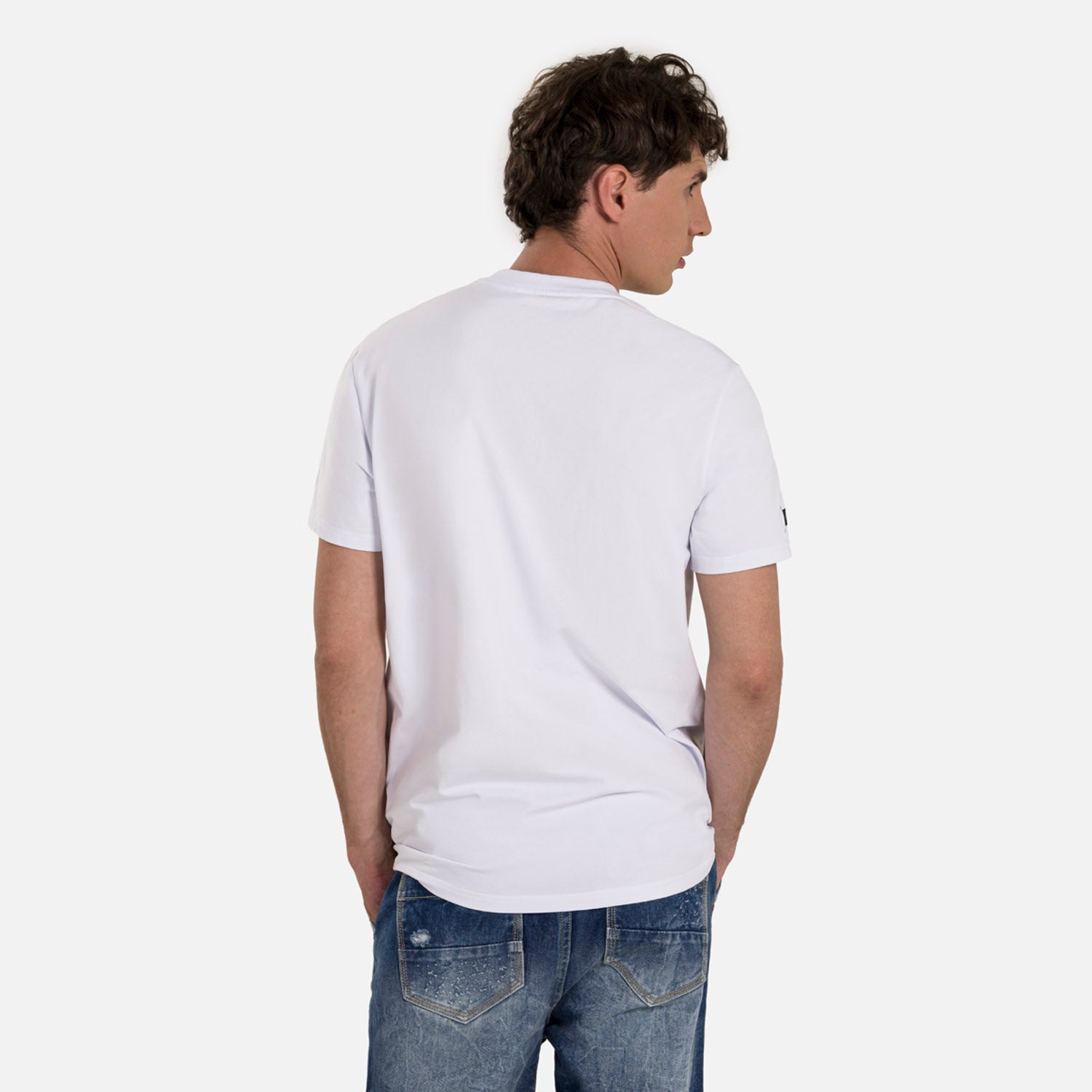 PLAYERA PREMIUM MANGA CORTA COLOR BLANCO OPTICO