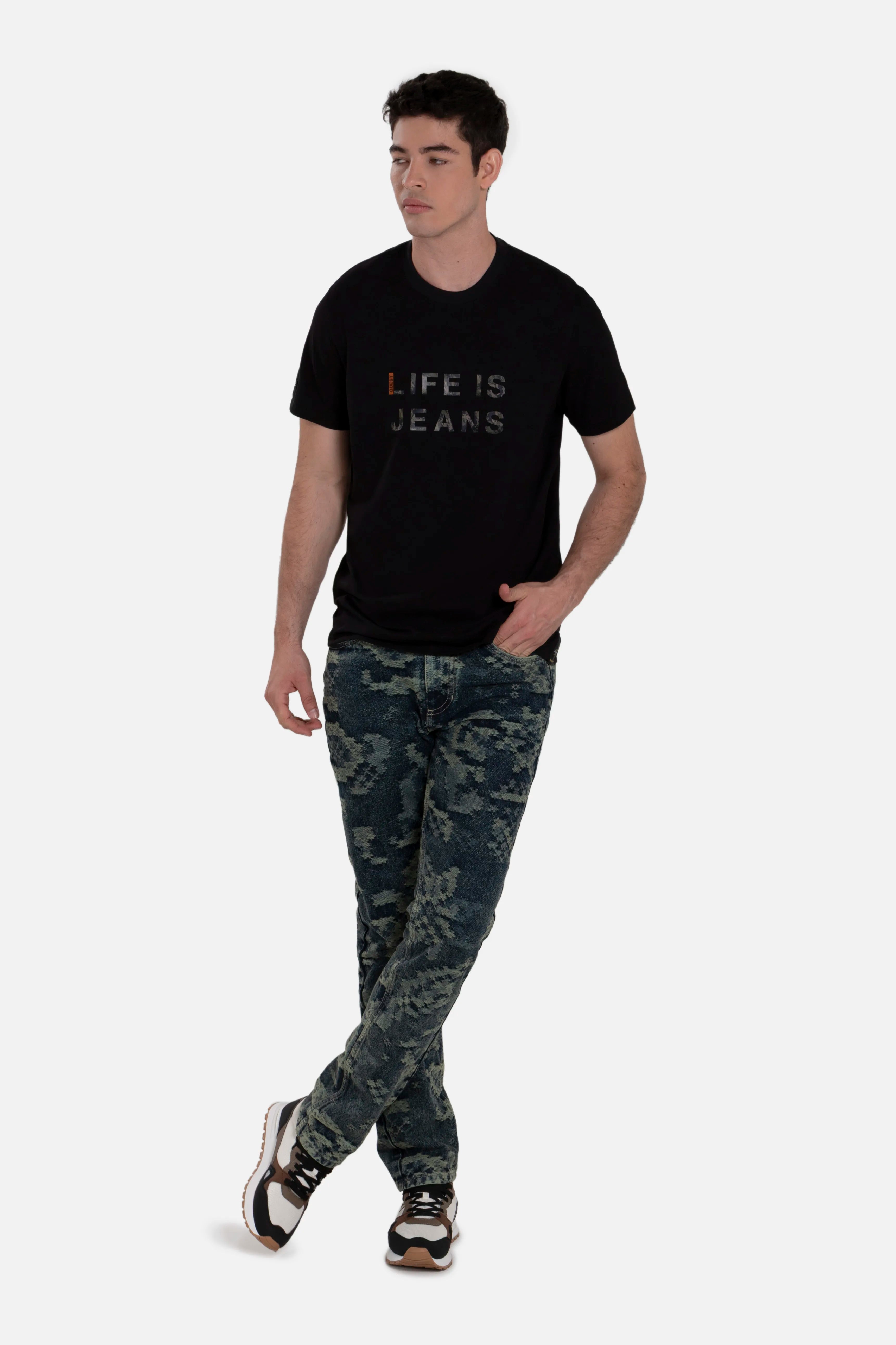 PLAYERA PREMIUM MANGA CORTA COLOR NEGRO