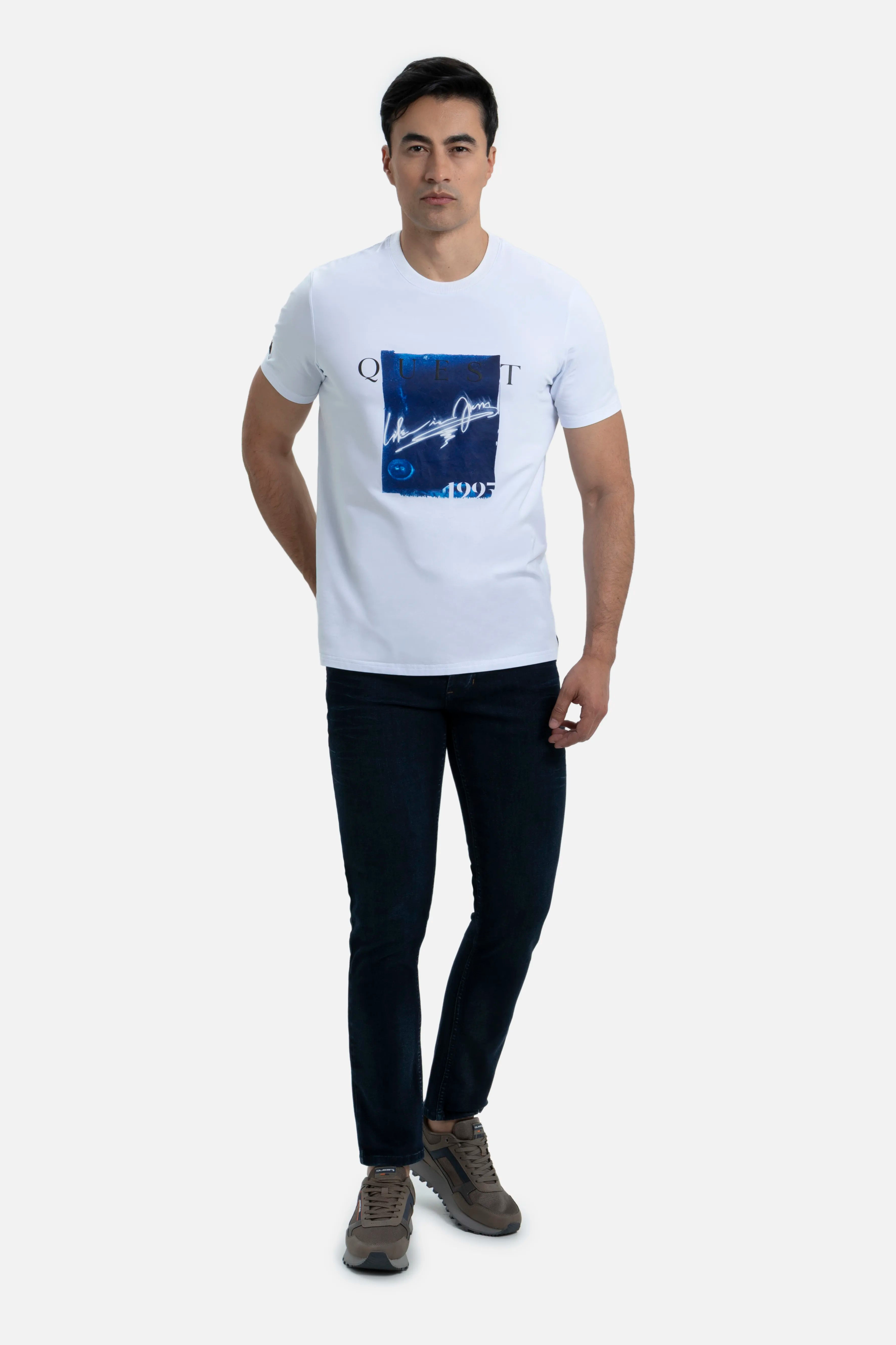 PLAYERA PREMIUM MANGA CORTA COLOR BLANCO OPTICO