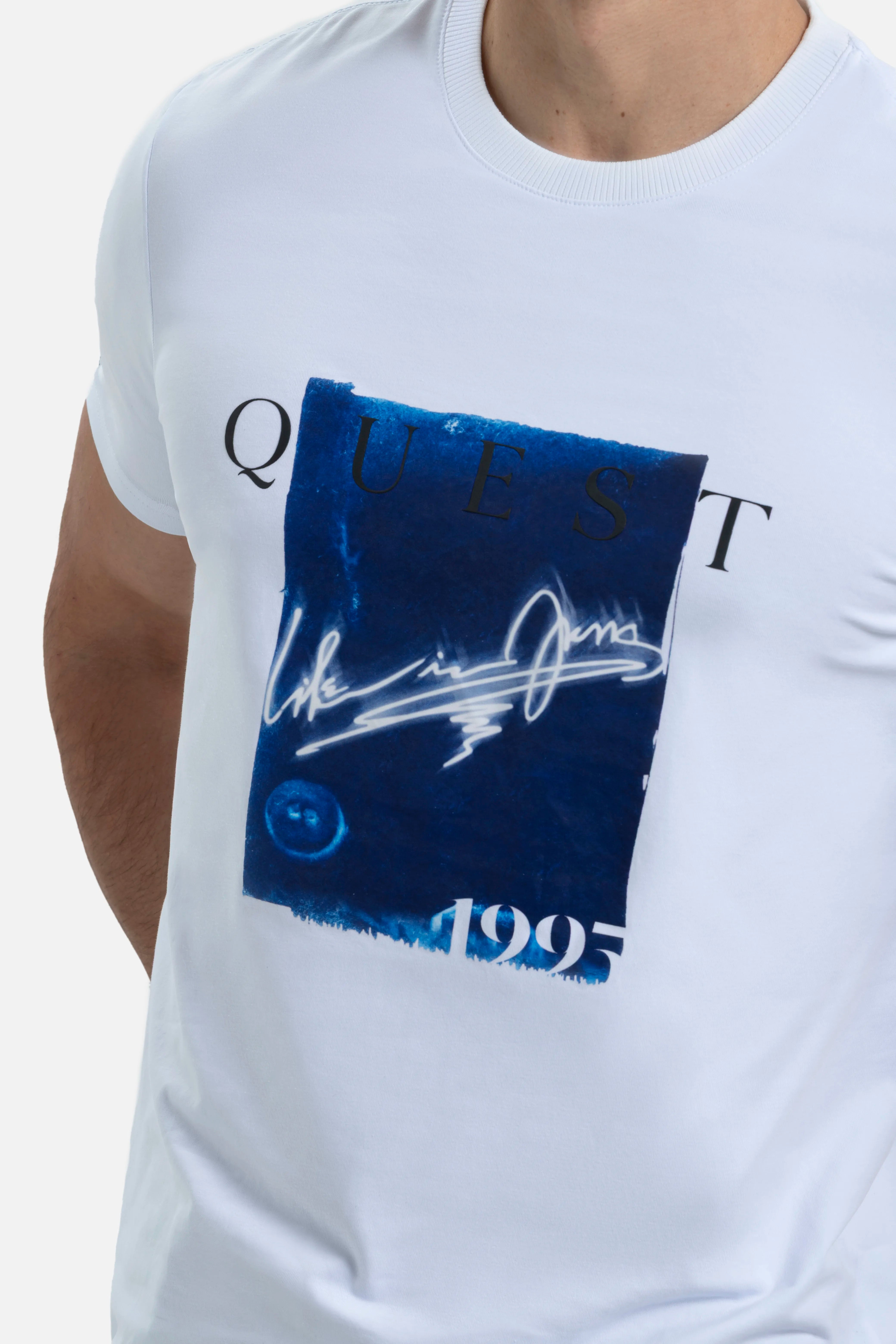 PLAYERA PREMIUM MANGA CORTA COLOR BLANCO OPTICO