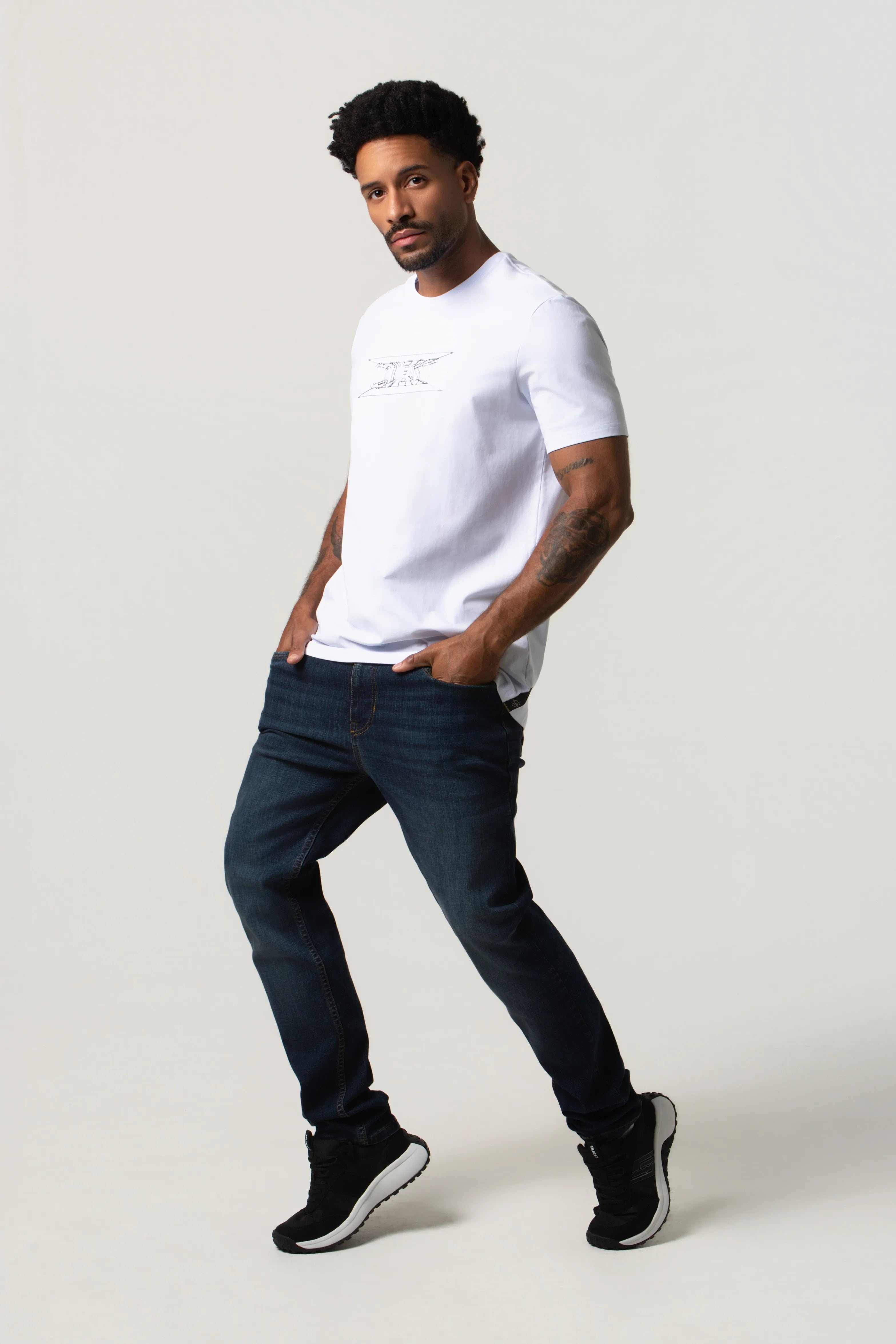 PLAYERA PREMIUM MANGA CORTA COLOR BLANCO OPTICO