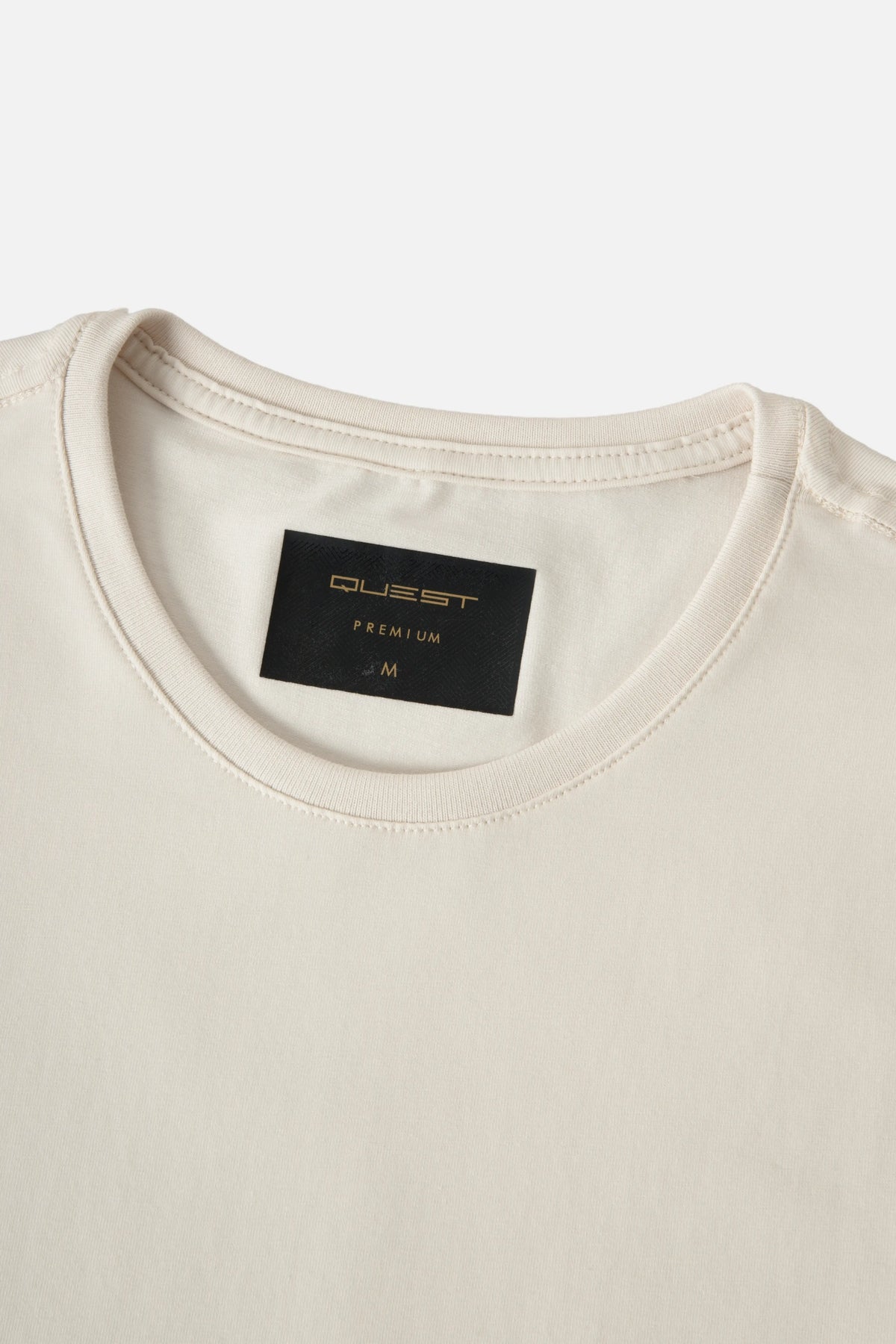 PLAYERA PREMIUM MANGA CORTA COLOR WHITECAP GRAY – Quest México