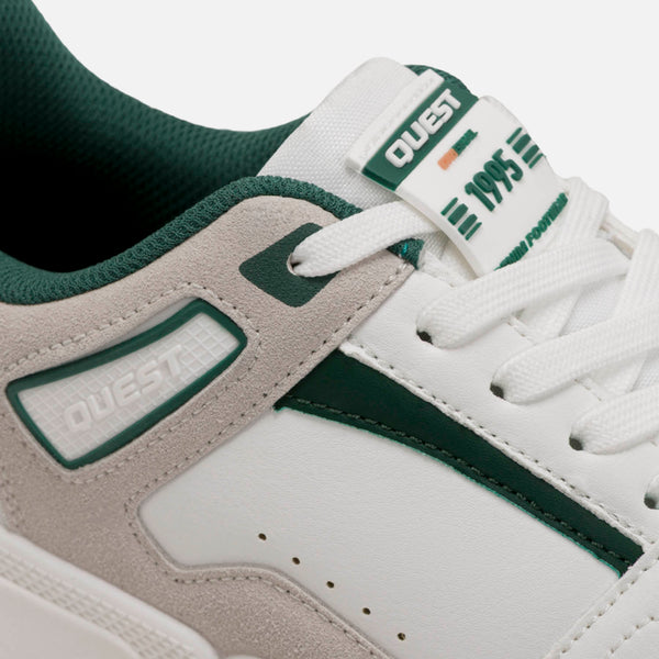 ZAPATOS CASUAL COLOR BLANCO - VERDE