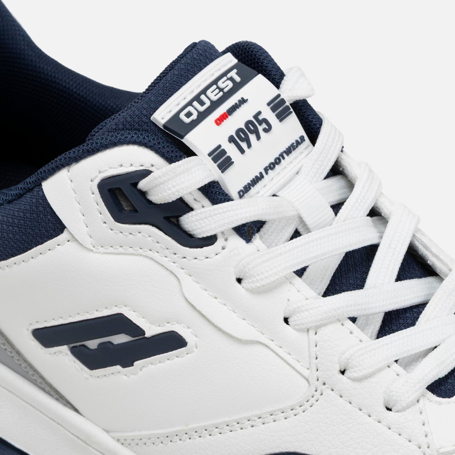 ZAPATOS TENIS COLOR BLANCO-AZUL OSCURO