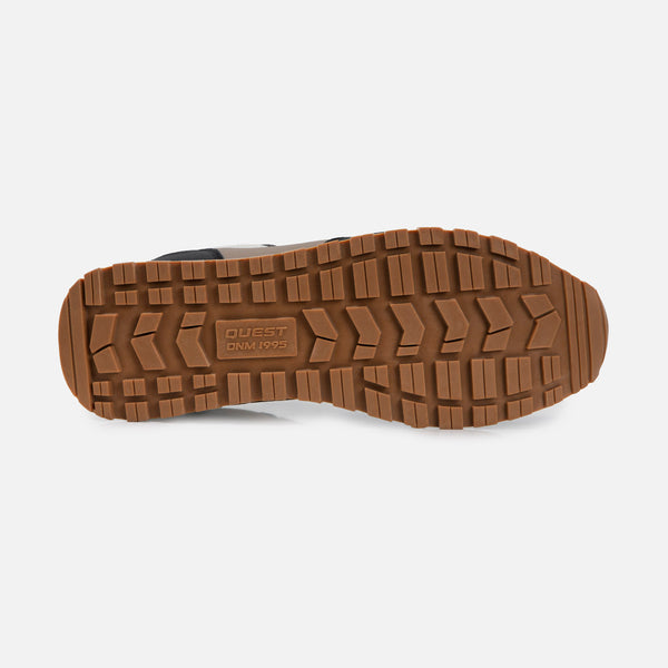 ZAPATOS CASUAL COLOR CAFE-NEGRO