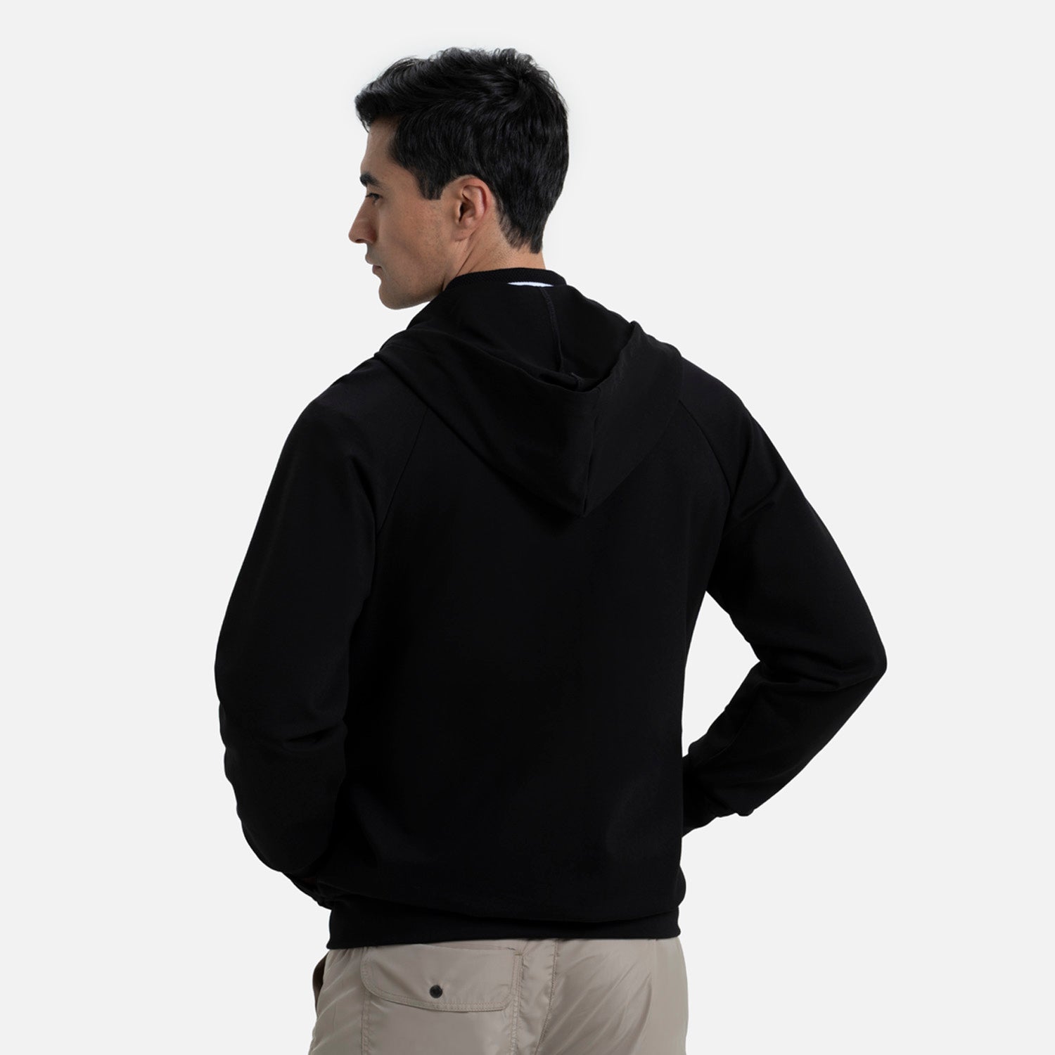 SUDADERA ABIERTO COLOR NEGRO