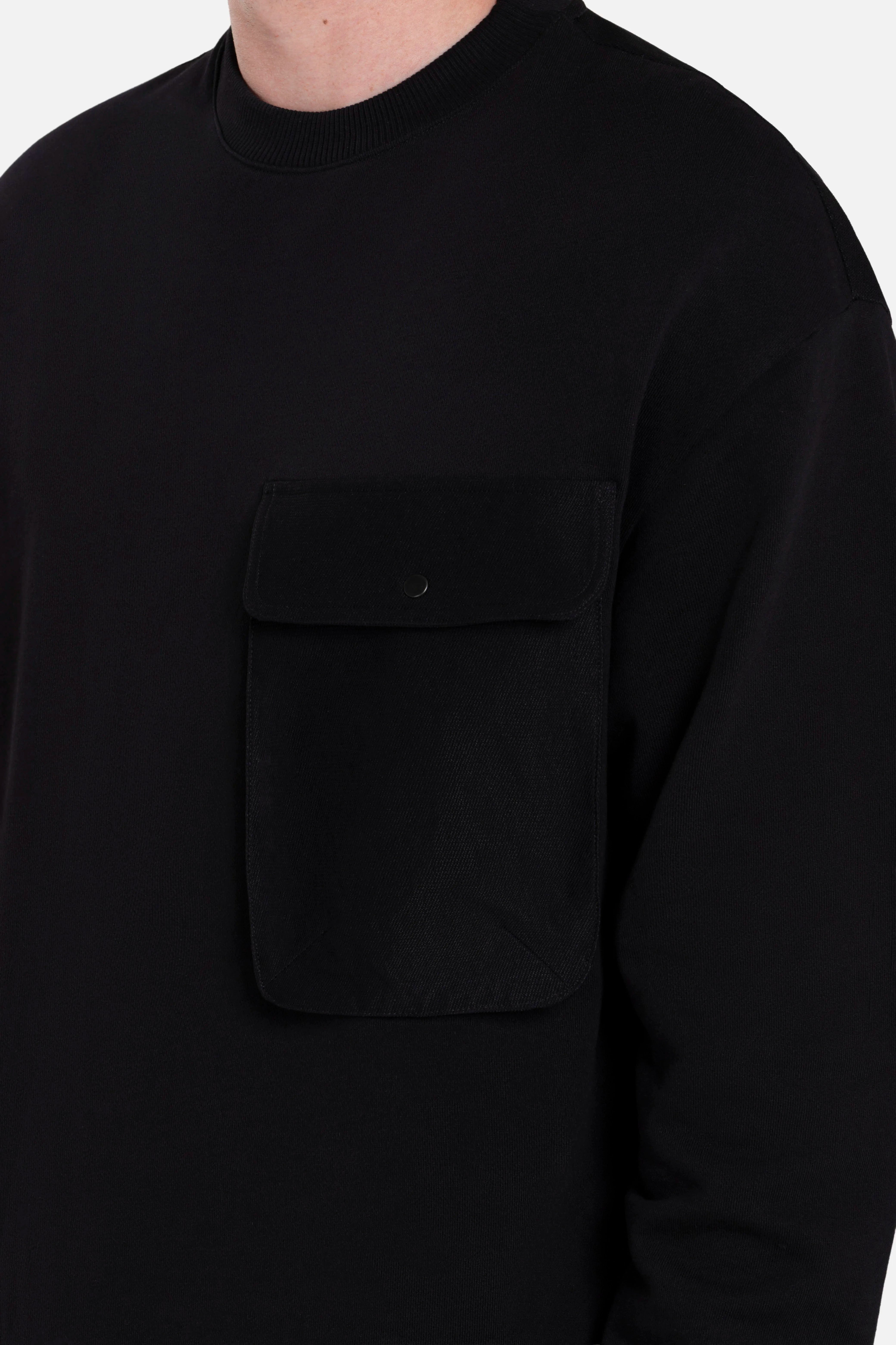 SUDADERA CERRADO COLOR NEGRO