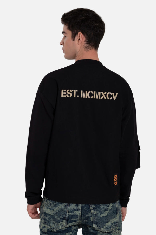 SUDADERA CERRADO COLOR NEGRO