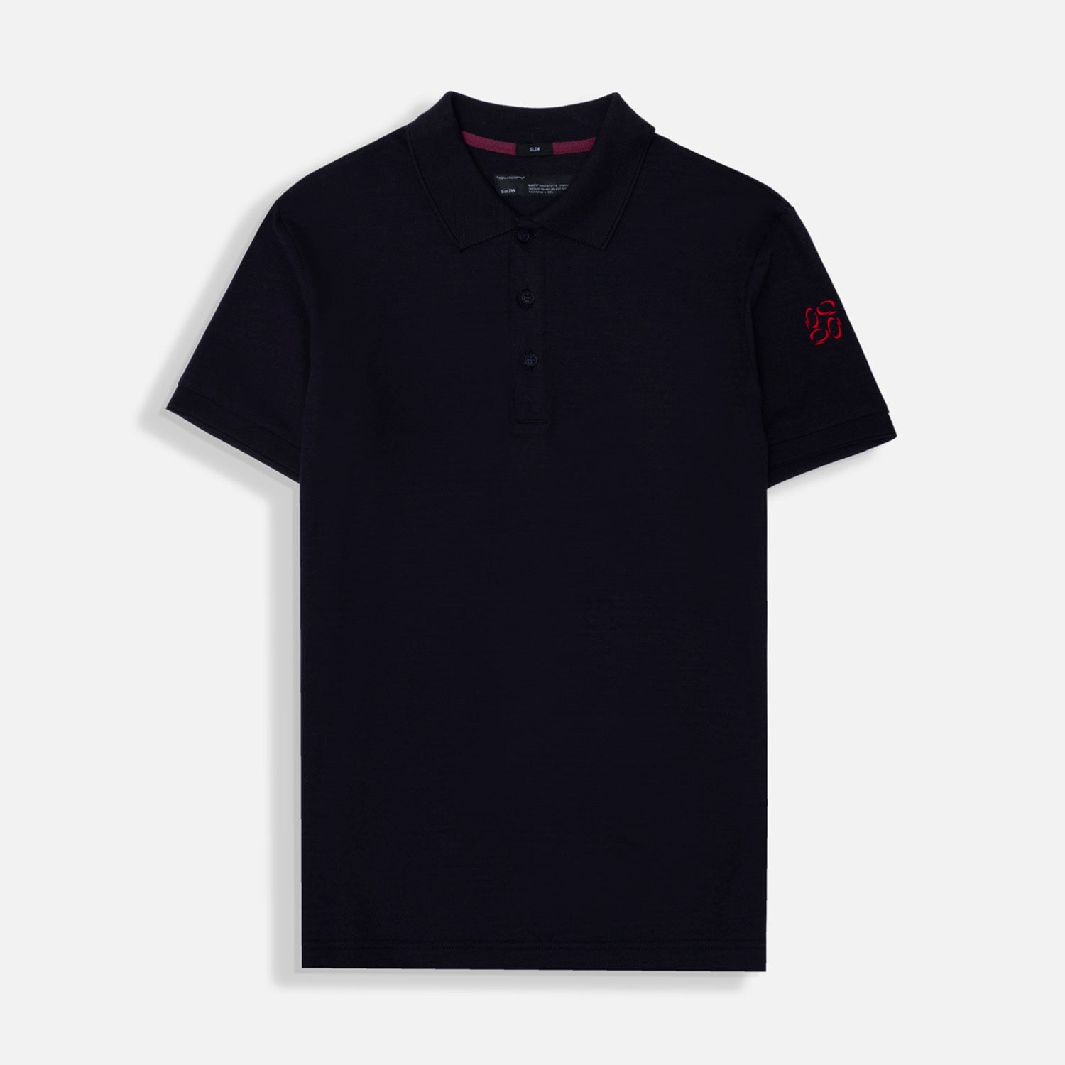 POLO MANGA CORTA COLOR AZUL NOCHE