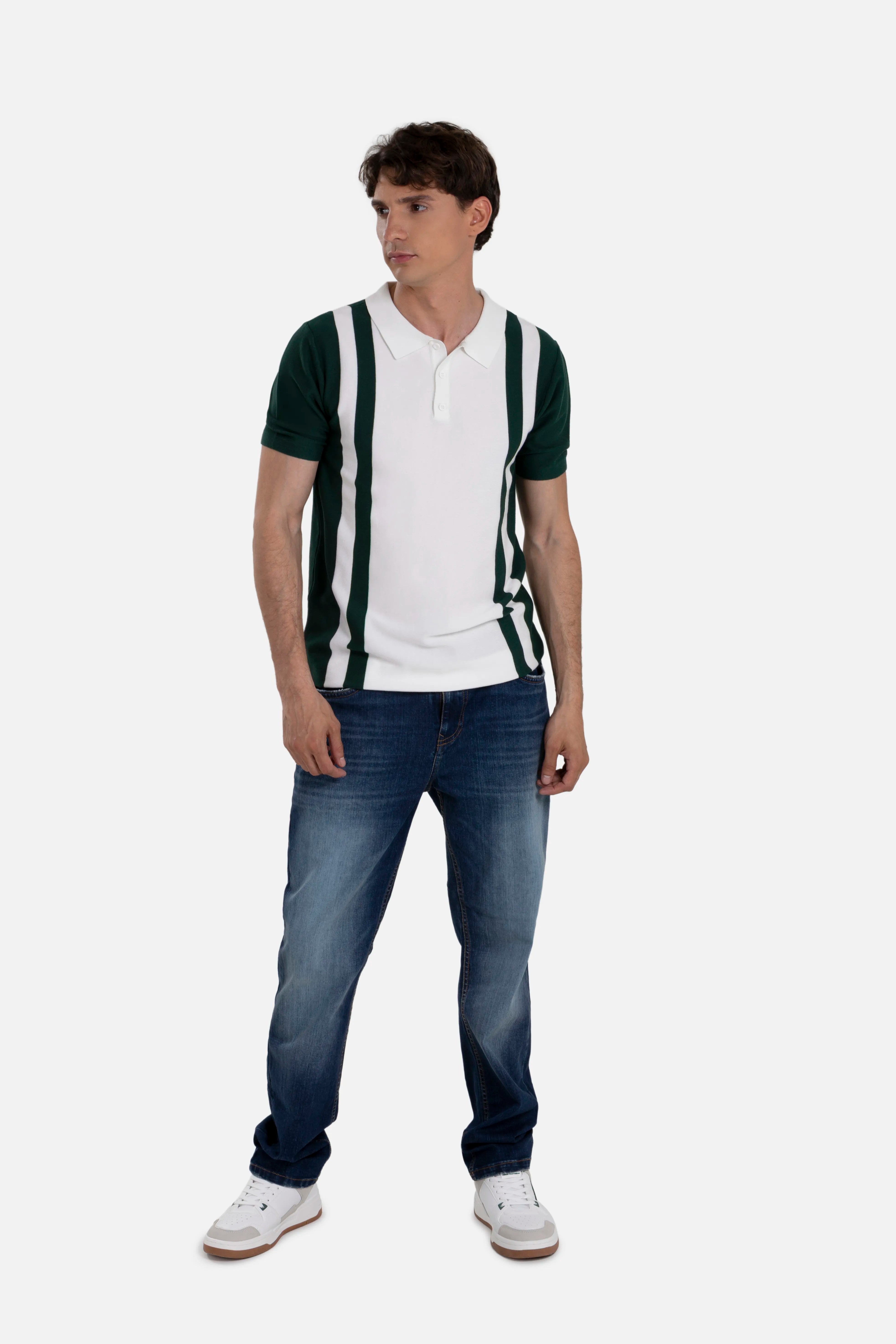 POLO MANGA CORTA COLOR IVORY