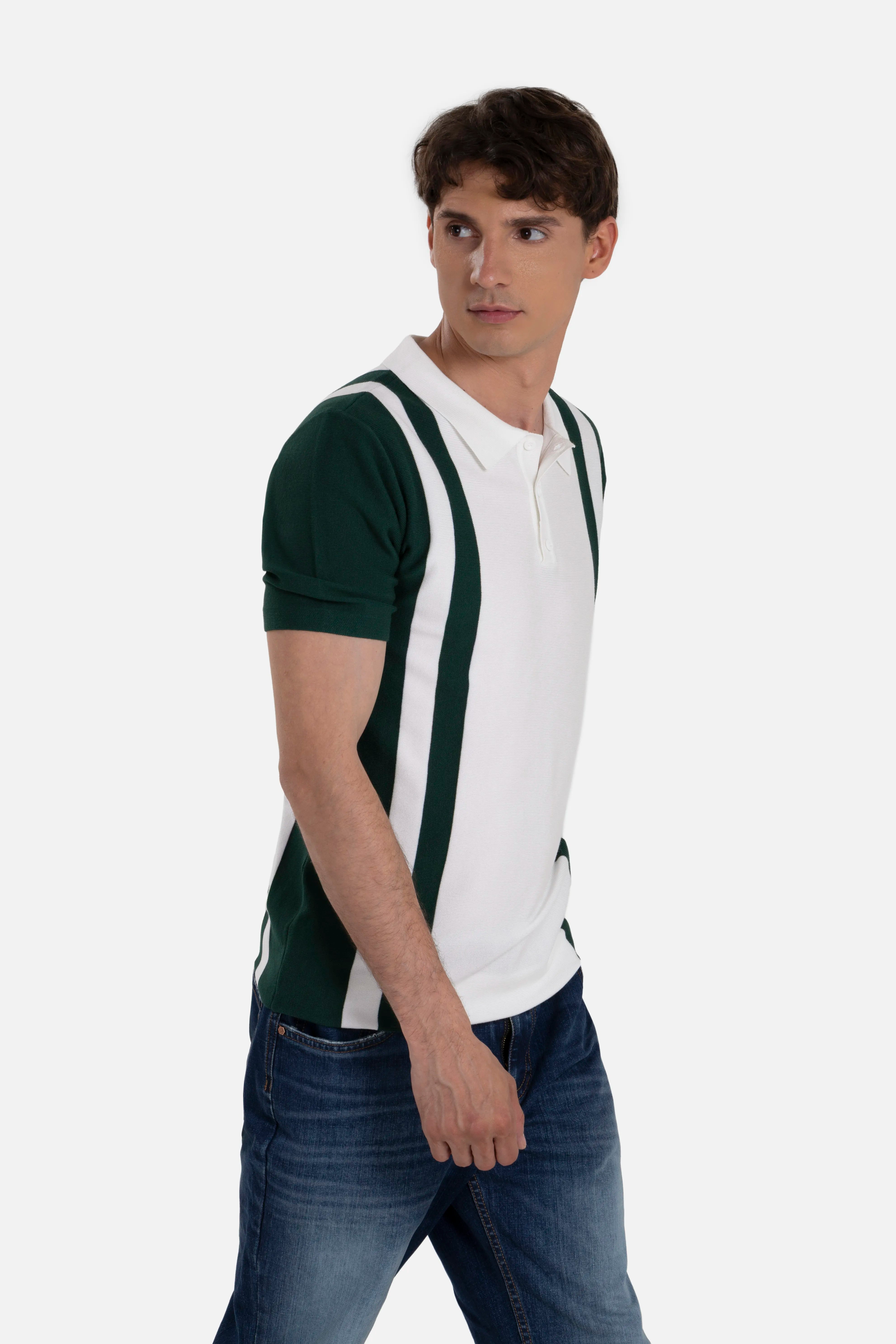 POLO MANGA CORTA COLOR IVORY