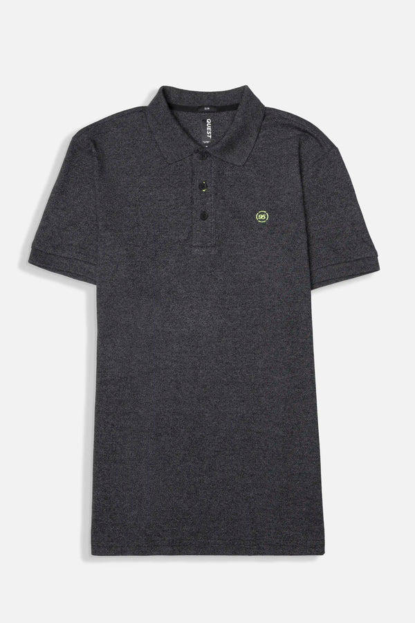 POLO MANGA CORTA COLOR NEGRO
