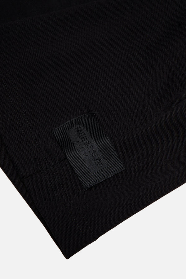 POLO MANGA CORTA COLOR NEGRO