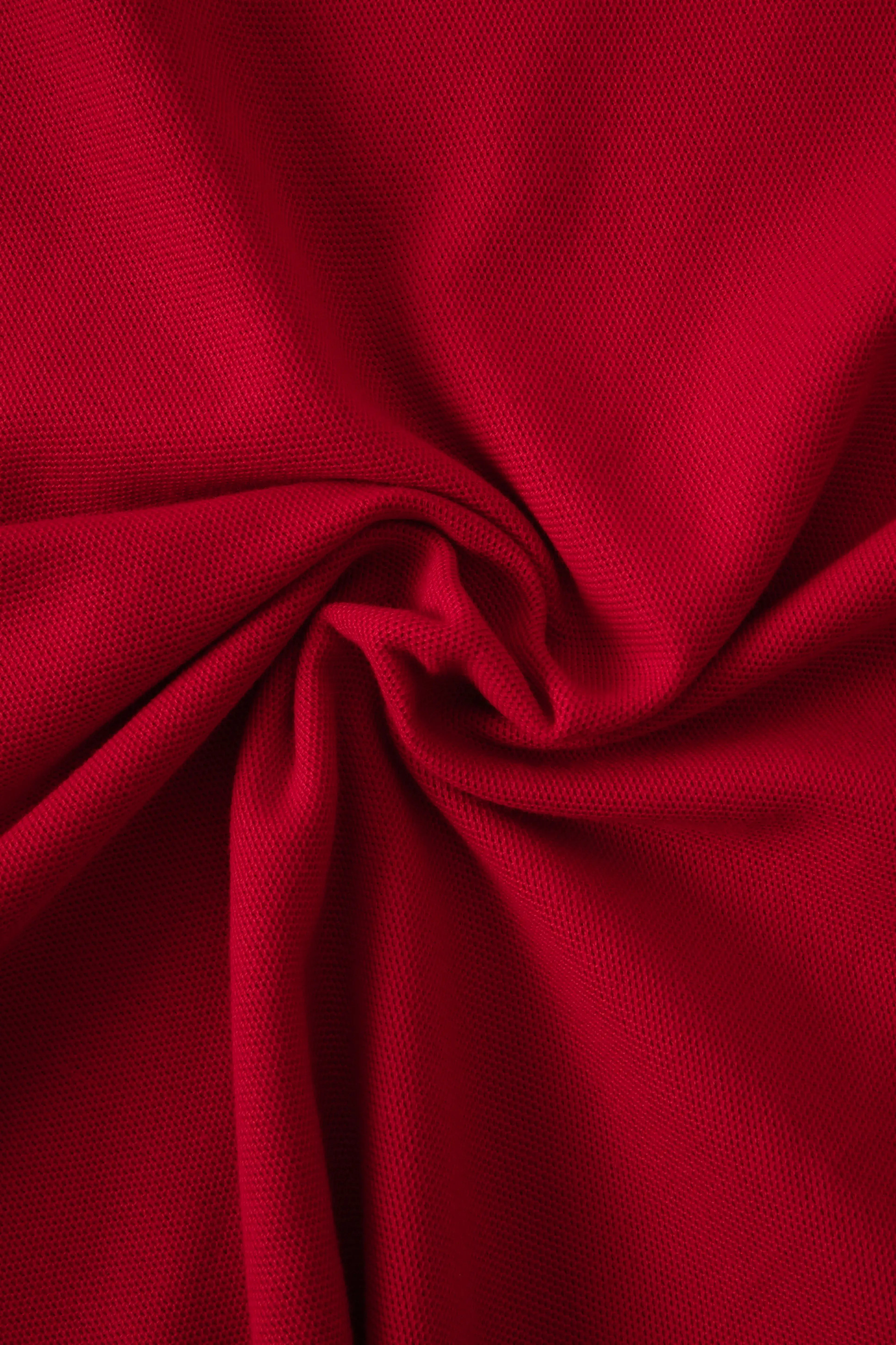 POLO SLIM COLOR ROJO