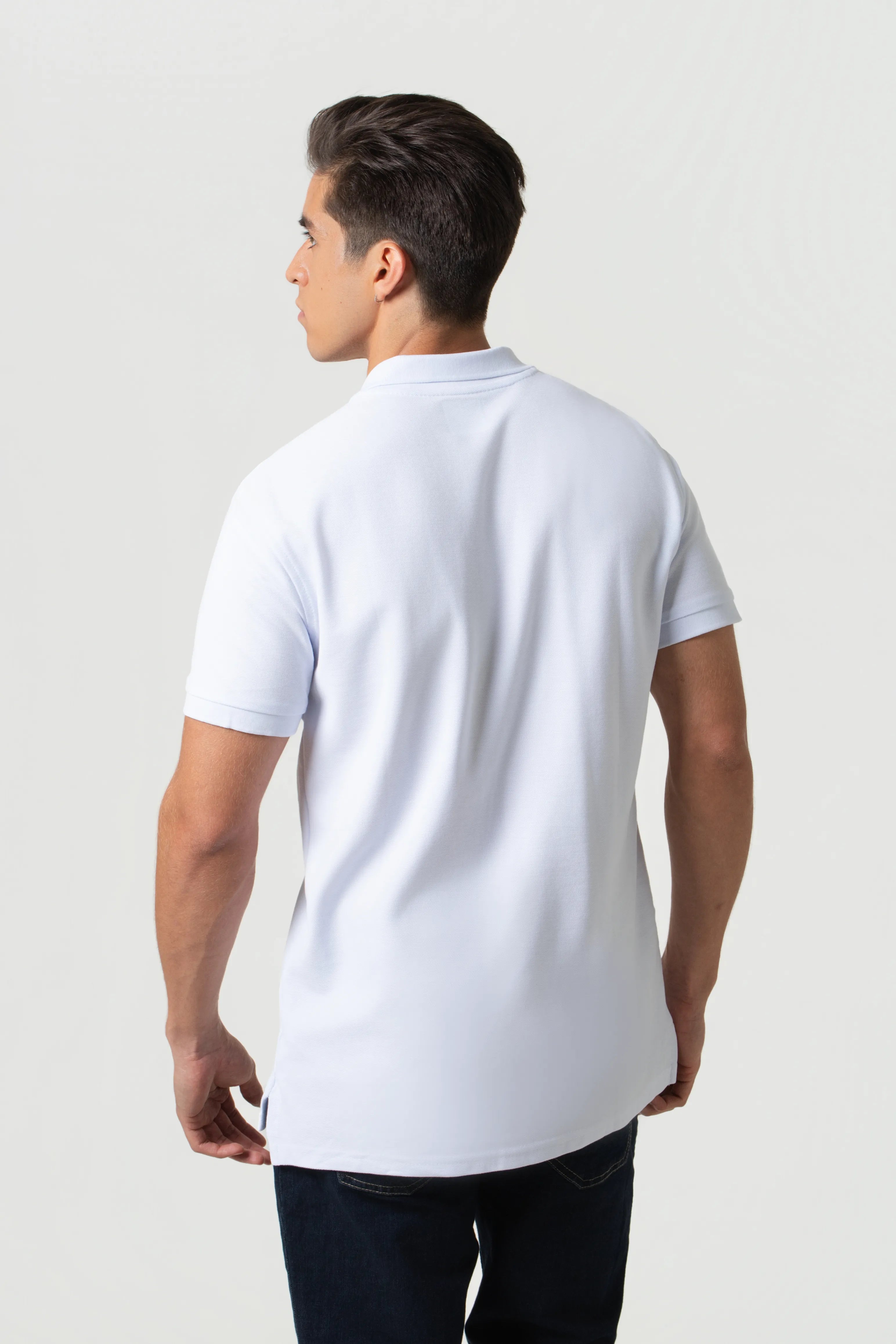 POLO SLIM COLOR BLANCO OPTICO